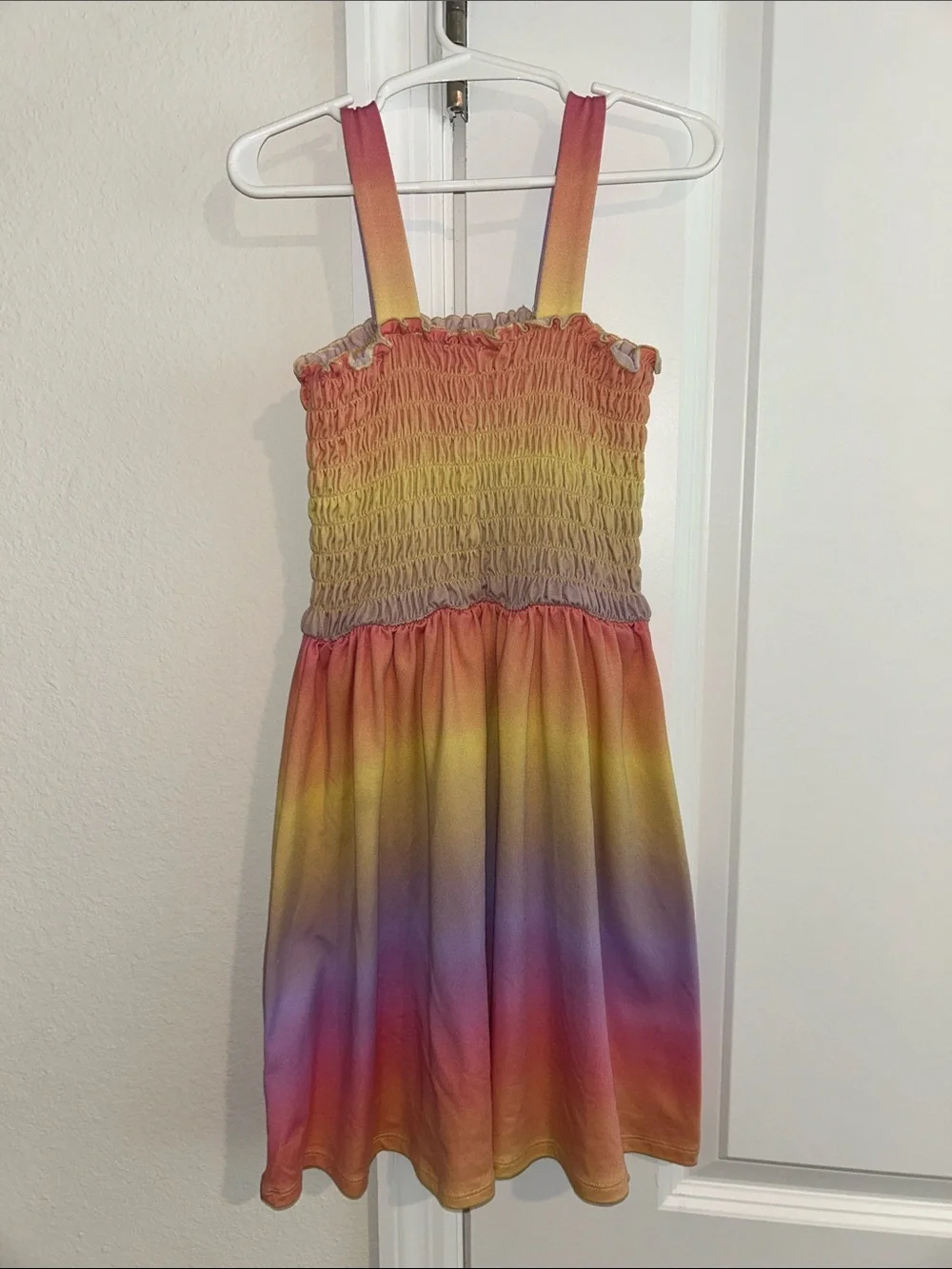 Girls Dresses set of 5 medium - Bright Multicolor
